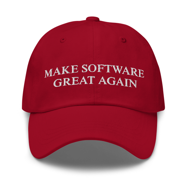 Make Software Great Again Dad Hat