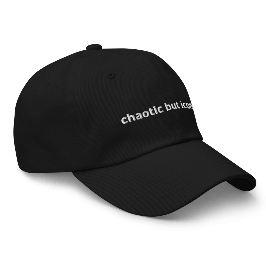 chaotic but iconic dad hat - Thot Leader Labs