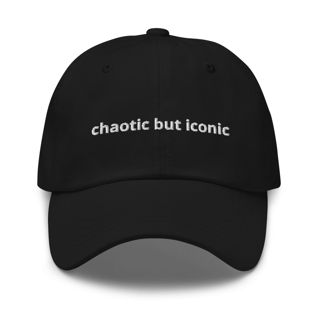 chaotic but iconic dad hat - Thot Leader Labs