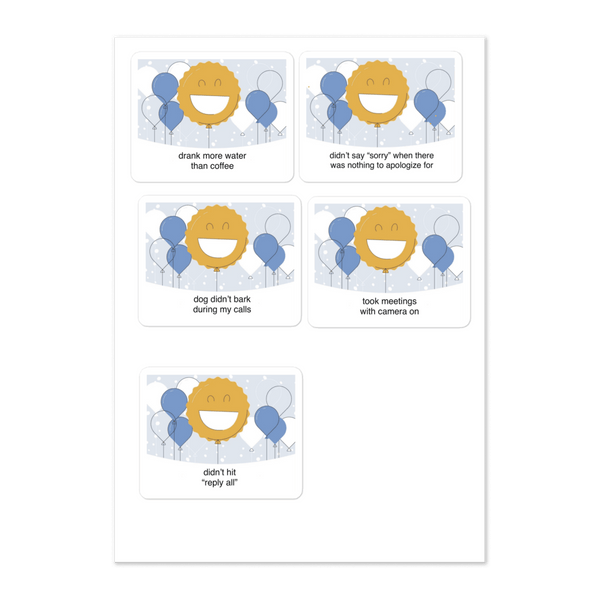 Everyday Milestones Sticker Sheet 1.0 - Thot Leader Labs