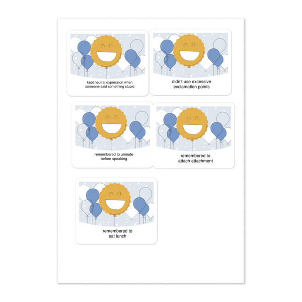 Everyday Milestones Sticker Sheet 2.0 - Thot Leader Labs