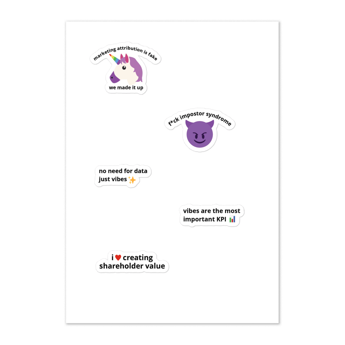 Favorite Thots Sticker Sheet 2.0 - Thot Leader Labs