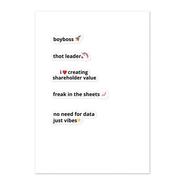 Favorite Thots Sticker Sheet 4.0 - Thot Leader Labs