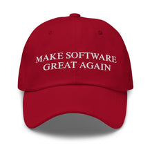Load image into Gallery viewer, make software great again dad hat - Thot Leader Labs
