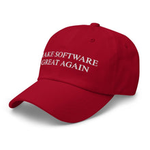 Load image into Gallery viewer, make software great again dad hat - Thot Leader Labs

