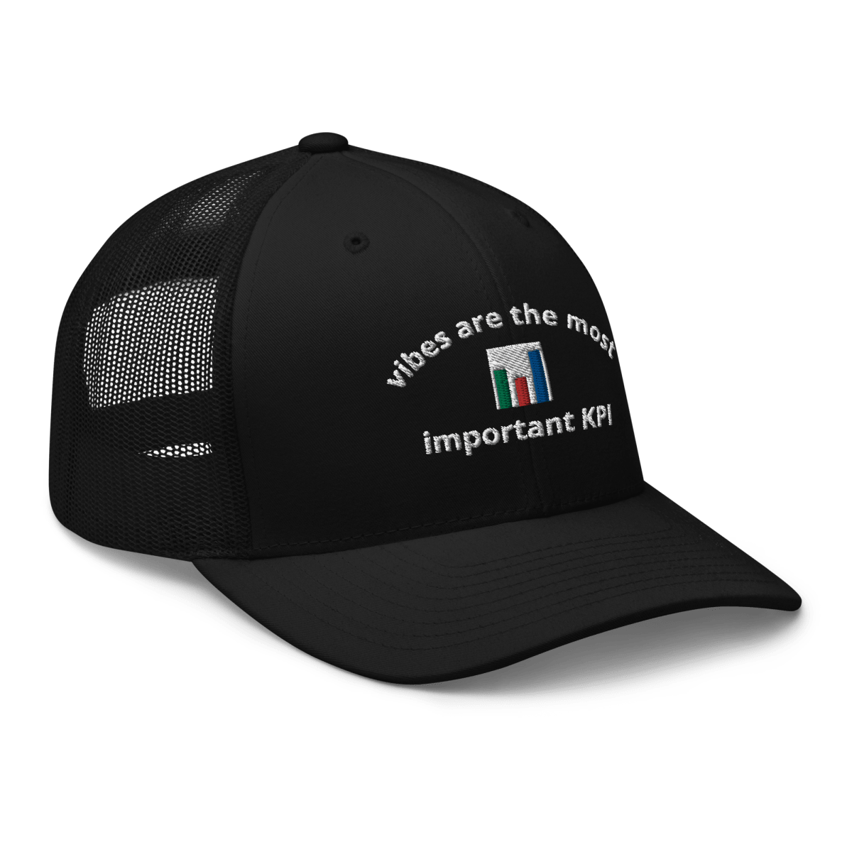 vibes are the most important KPI trucker hat - Thot Leader Labs