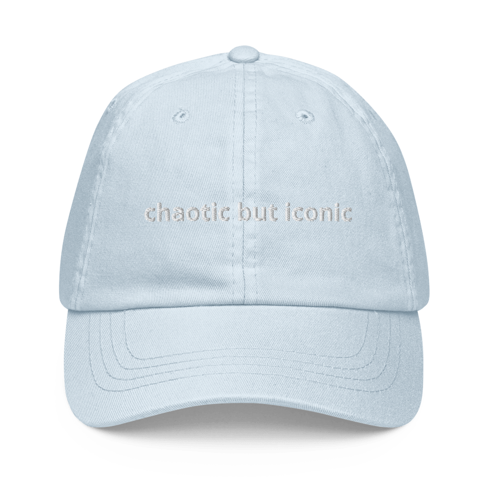 Chaotic But Iconic Pastel Dad Hat - Thot Leader Labs