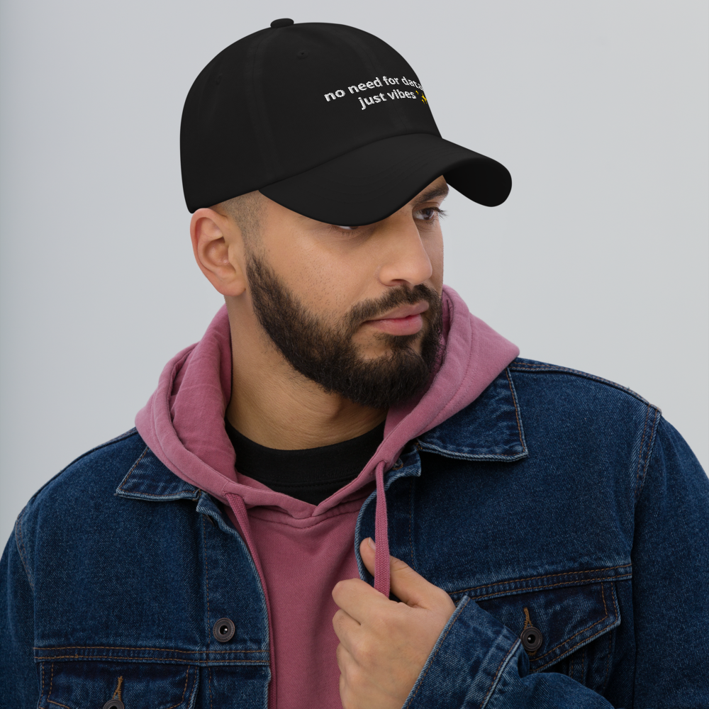 No Data Just Vibes Dad Hat