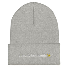 Load image into Gallery viewer, Chaotic But Iconic Cuffed Beanie
