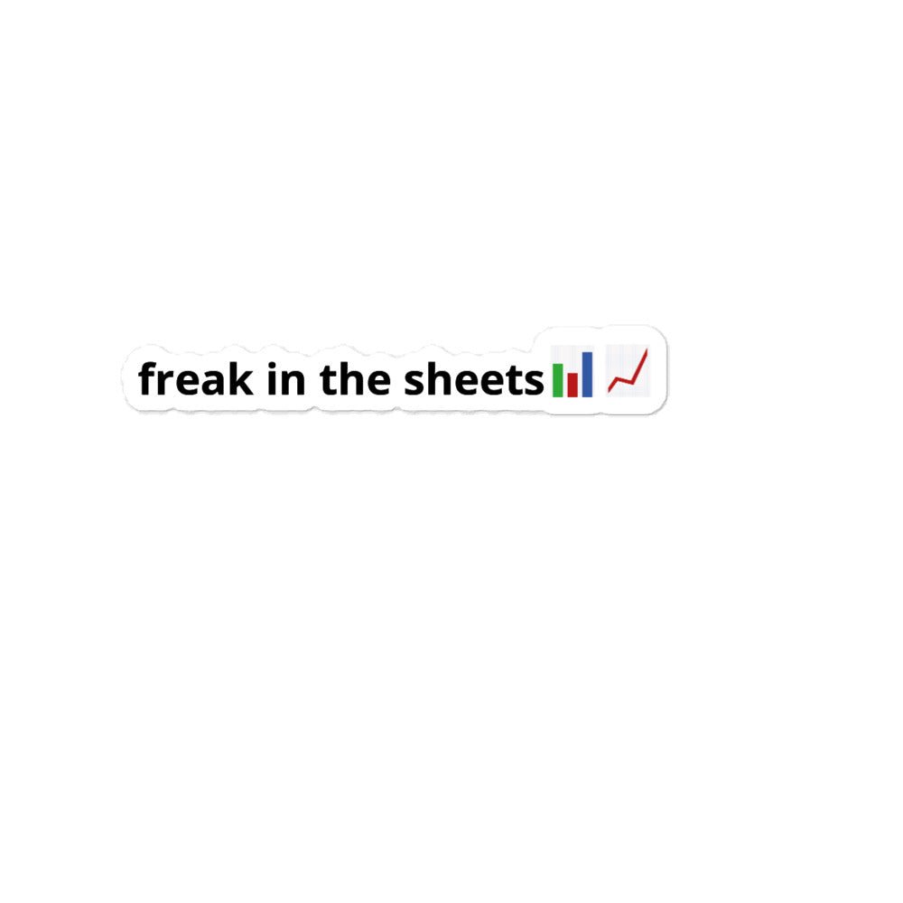 Freak in the Sheets Sticker - Thot Leader Labs