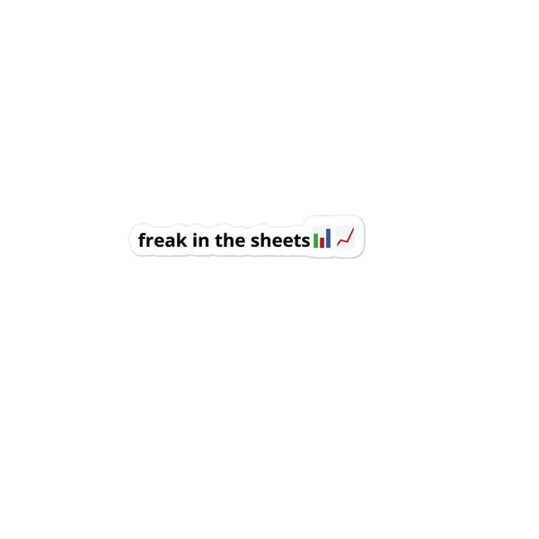 Freak in the Sheets Sticker - Thot Leader Labs