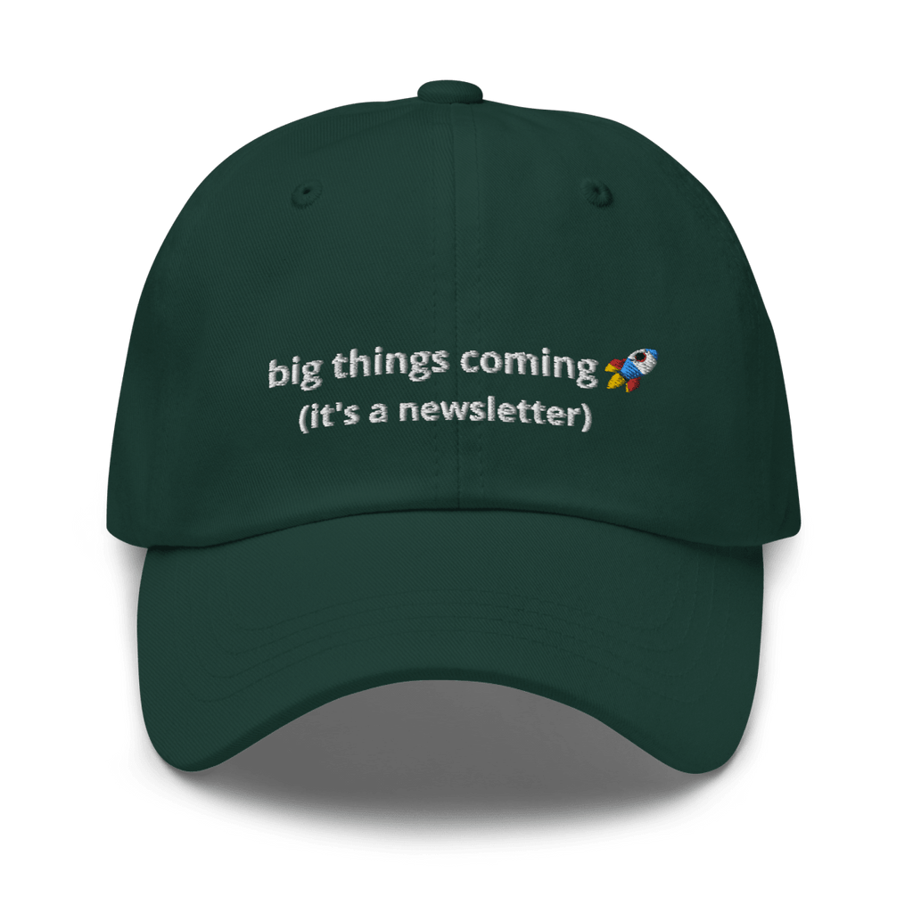 It's a Newsletter Dad hat - Thot Leader Labs
