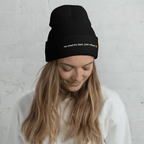 No Data Just Vibes Cuffed Beanie - Thot Leader Labs