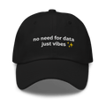 No Data Just Vibes Dad Hat - Thot Leader Labs