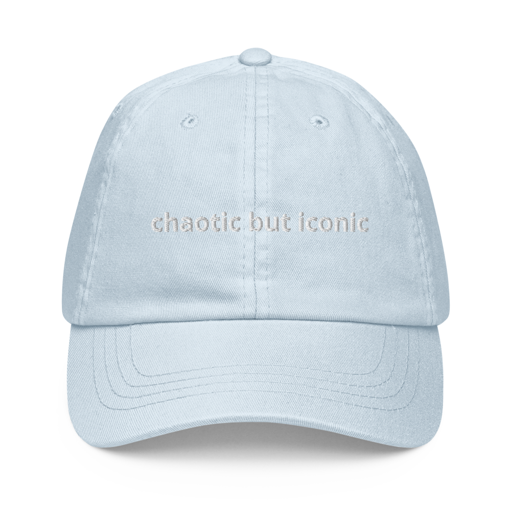 Chaotic But Iconic Pastel Dad Hat