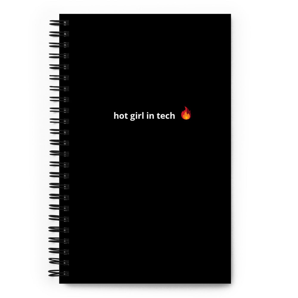 Hot Girl in Tech Notebook