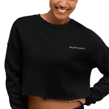 Load image into Gallery viewer, Hot Girl in Tech Cropped Sweatshirt
