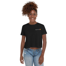 Load image into Gallery viewer, Hot Girl In Tech Cropped Embroidered Tee
