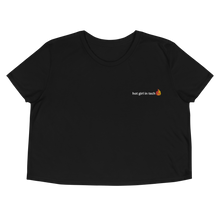 Load image into Gallery viewer, Hot Girl In Tech Cropped Embroidered Tee
