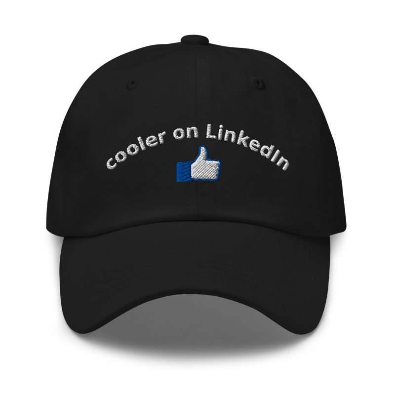 Cooler On LinkedIn Hat